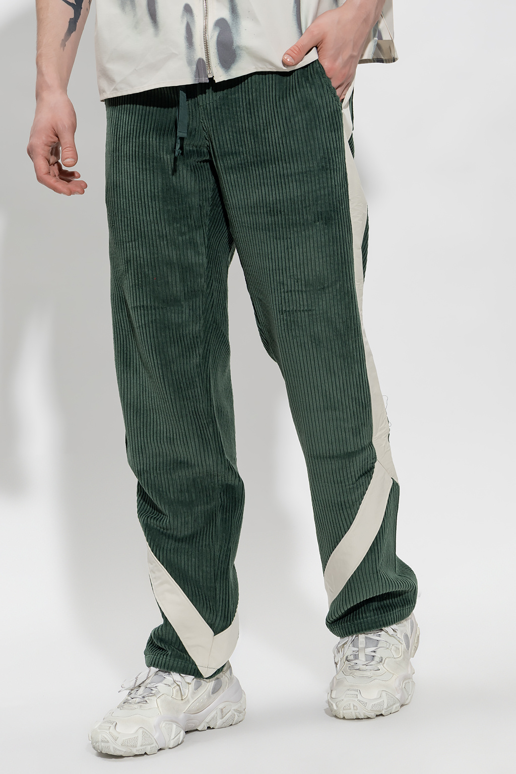 sapeur　サプール　Corduroy Track Pants　L 中古・古着通販】SAPEur (サプール) Denim Track Pants ブラック
